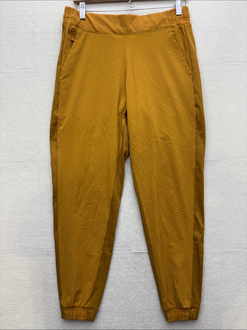 Athleta | 8 Mustard Jogger Pants - Casual Elastic Waist Trousers